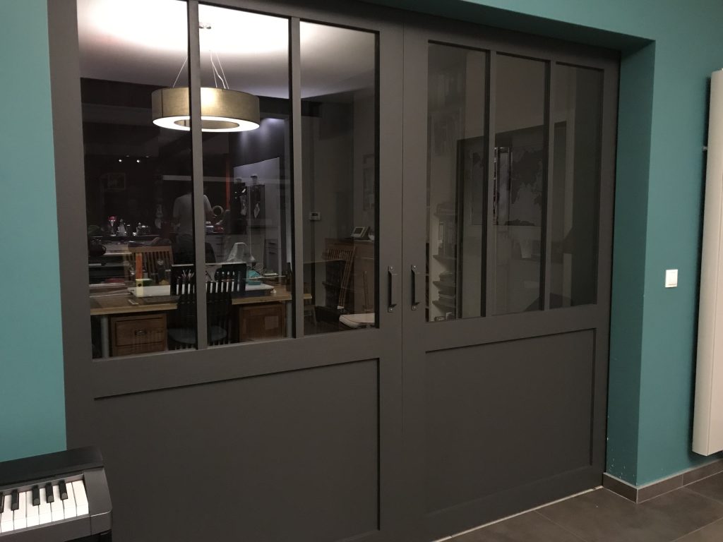 Porte intérieure coulissante sur mesure